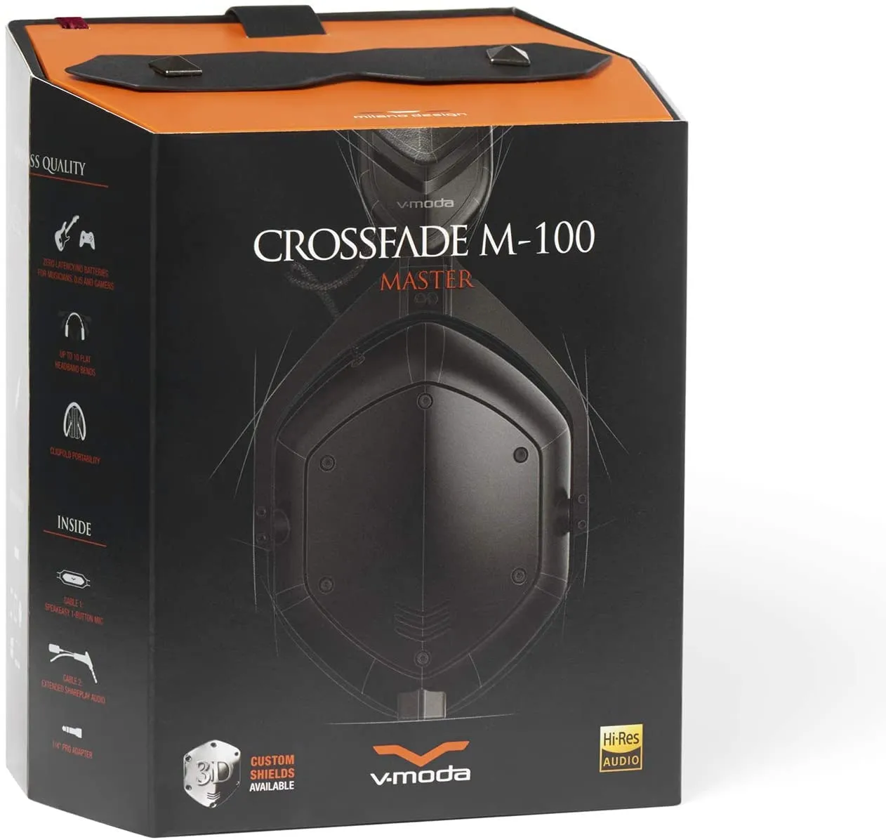 V-Moda Crossfade M-100 Master Over-Ear Noise Isolating Headphones  Matte Black
