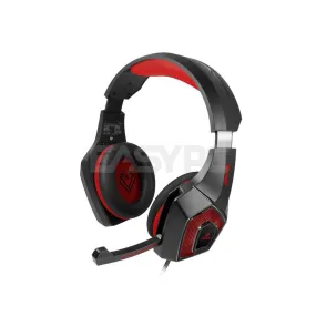 Vertux Denali RGB High Fidelity Surround Sound Noise Isolating Breathable Comfort, Red Gaming Headset 17PRO VEDE2564
