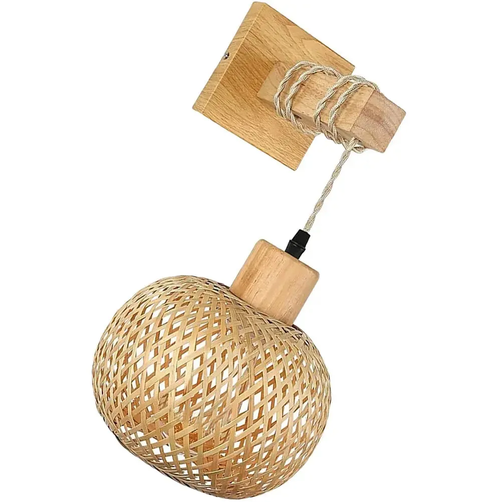 Wall Light Wicker Lamp