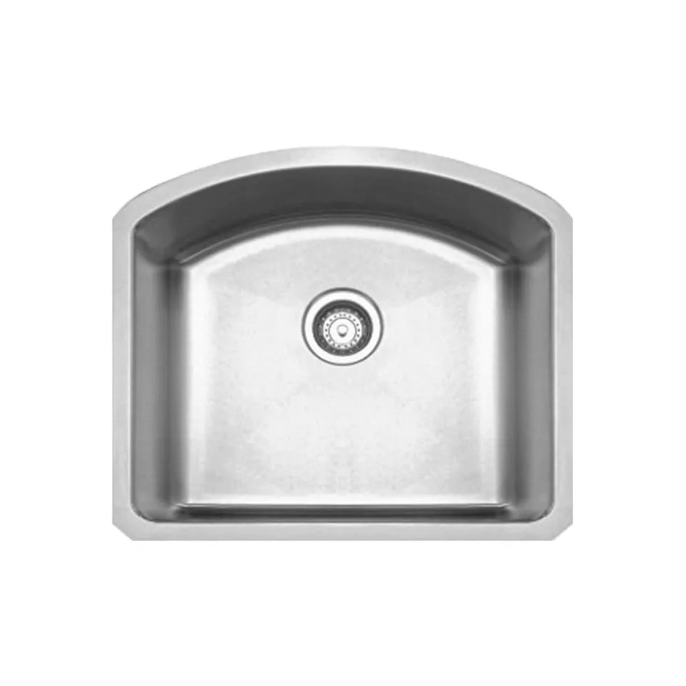 Whitehaus WHNC2321 Noah's Collection Stainless Steel Chefhaus Series Single Bowl Undermount Sink