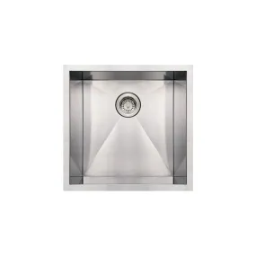 Whitehaus WHNCM1920 Noah's Collection Stainless Steel Commercial Single Bowl Undermount Sink