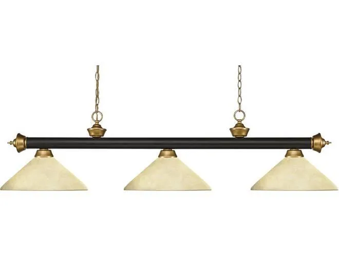 Z-Lite Riviera Angular Golden Mottle with Gold Accents