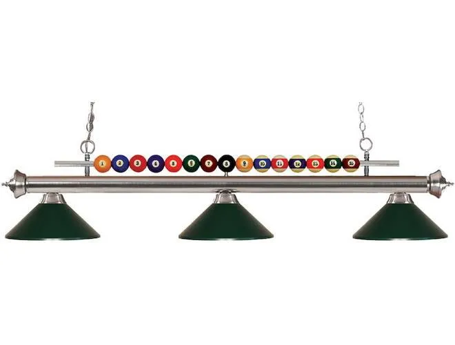 Z-Lite Shark Collection Dark Green Metal Shade