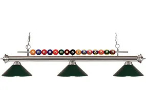 Z-Lite Shark Collection Dark Green Metal Shade